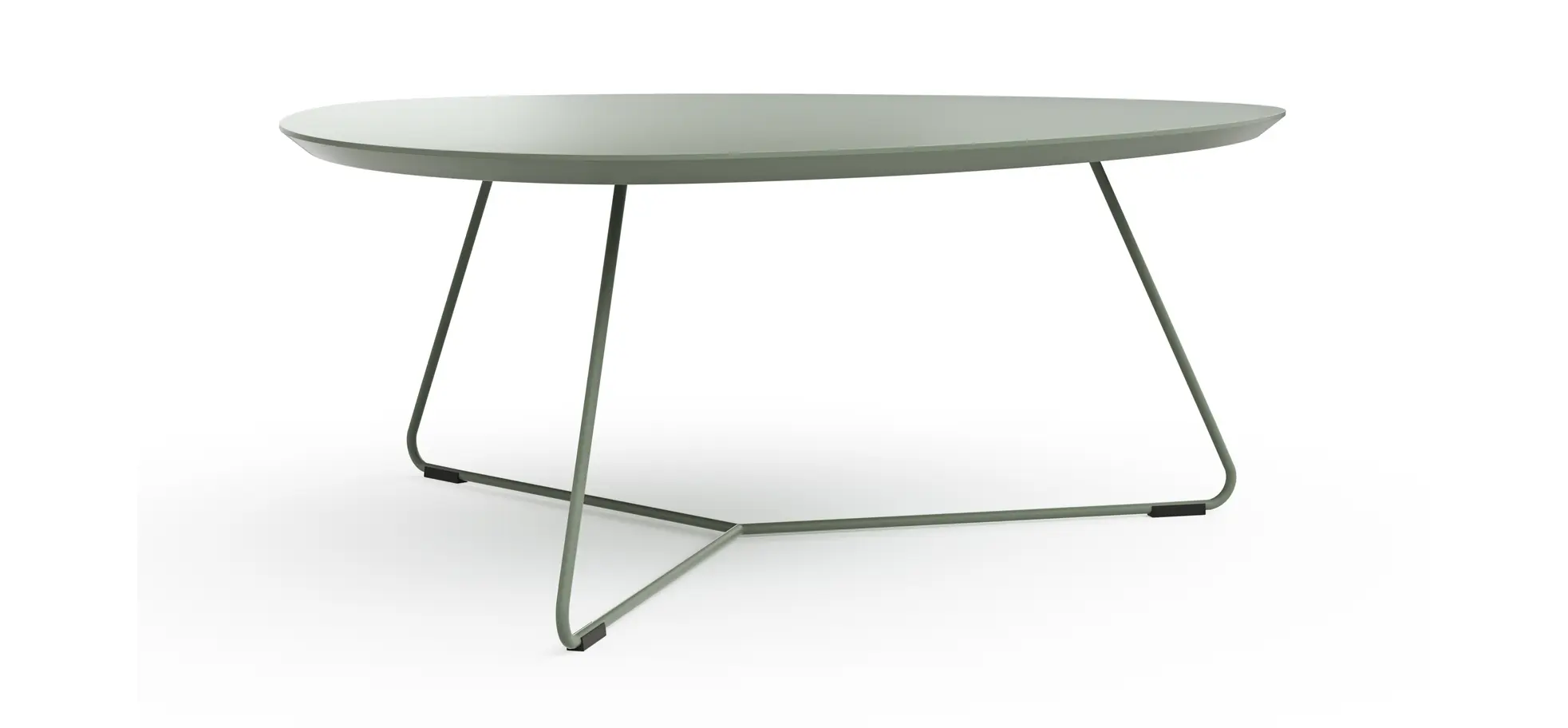 Couchtisch Fano - LBH ca. 87x78x33 cm, Fenix, Olivgrün