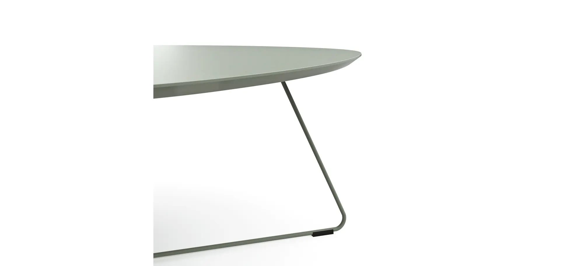 Couchtisch Fano - LBH ca. 96x86x38 cm, Fenix, Olivgrün