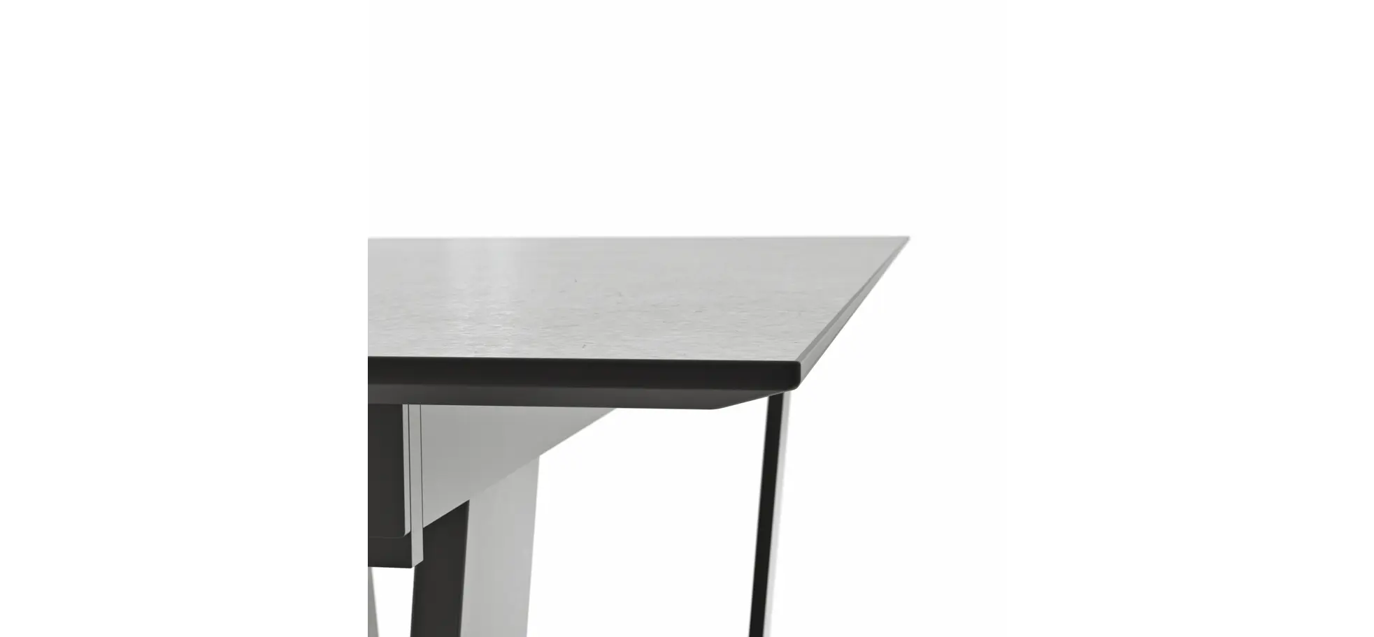 Esstisch Dinner - verlängerbar, LB ca. 200x95 cm, Kunststoff, Hellgrau