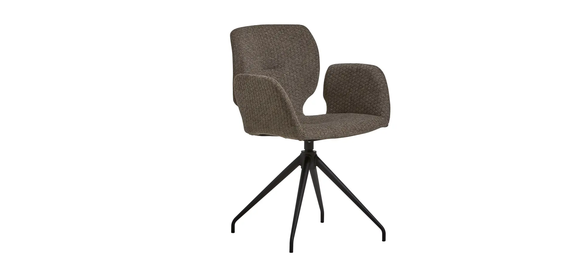 Armlehnstuhl Saltino - Stoff, Taupe