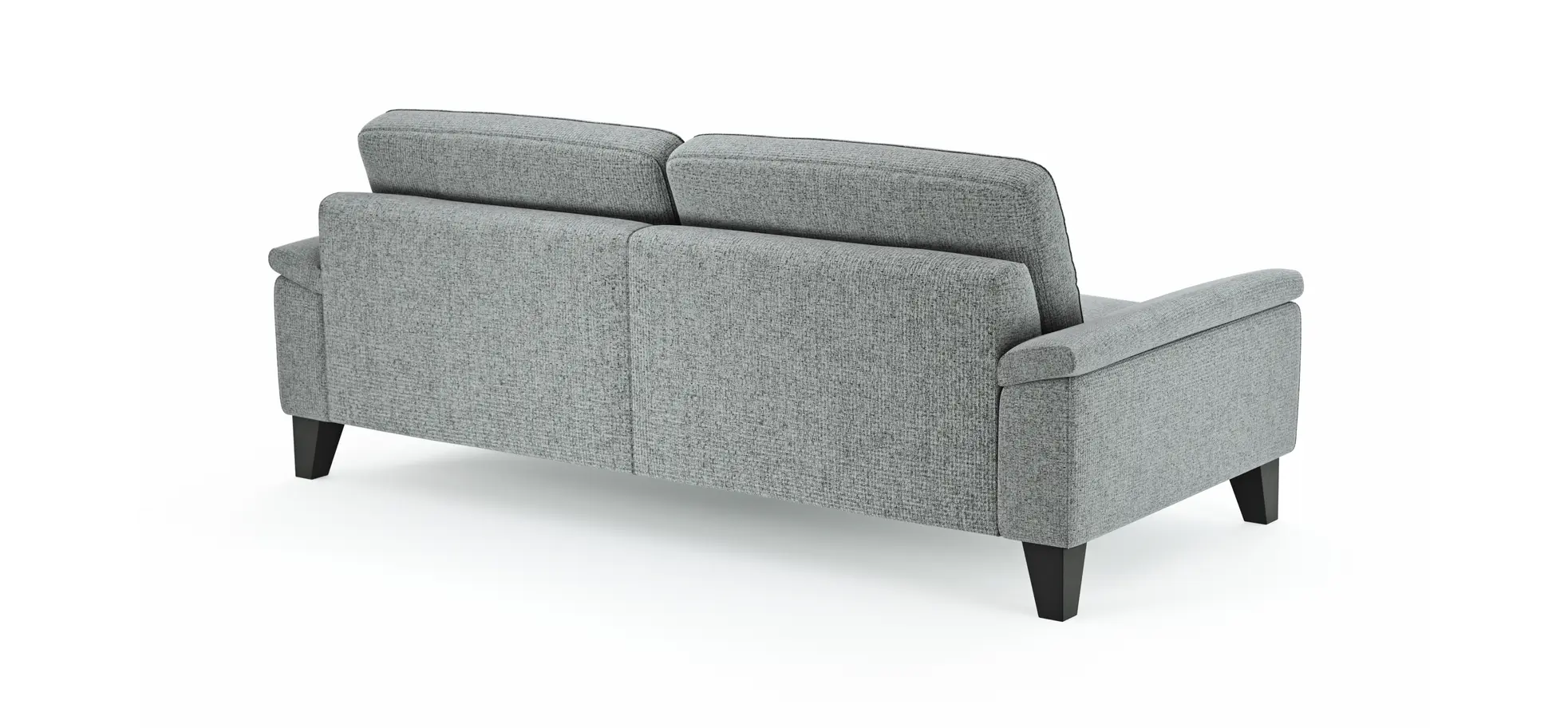 Sofa Oviedo - 3-Sitzer, Stoff, Hellgrau