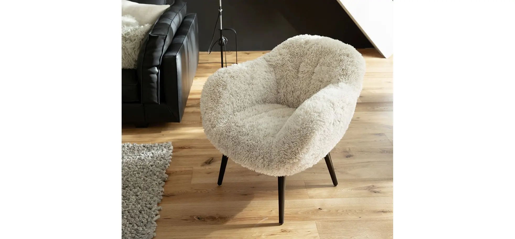 Sessel Sevano - Kunstfell, natur