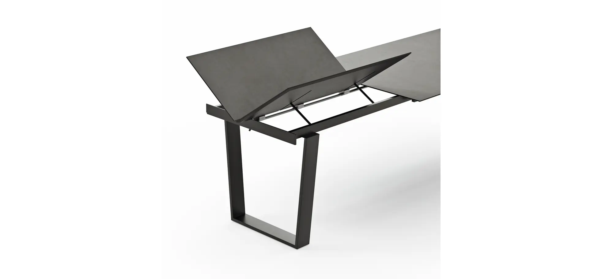 Esstisch Dinner - verlängerbar, LB ca. 200x95 cm, Kunststoff, Grau