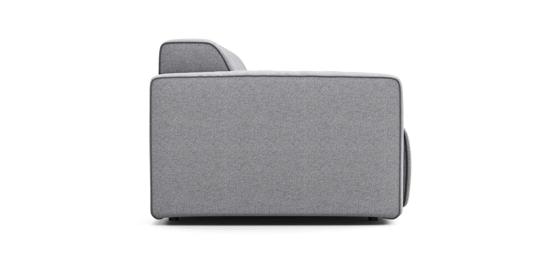Sofa Elementos - 3-Sitzer, Stoff, Grau