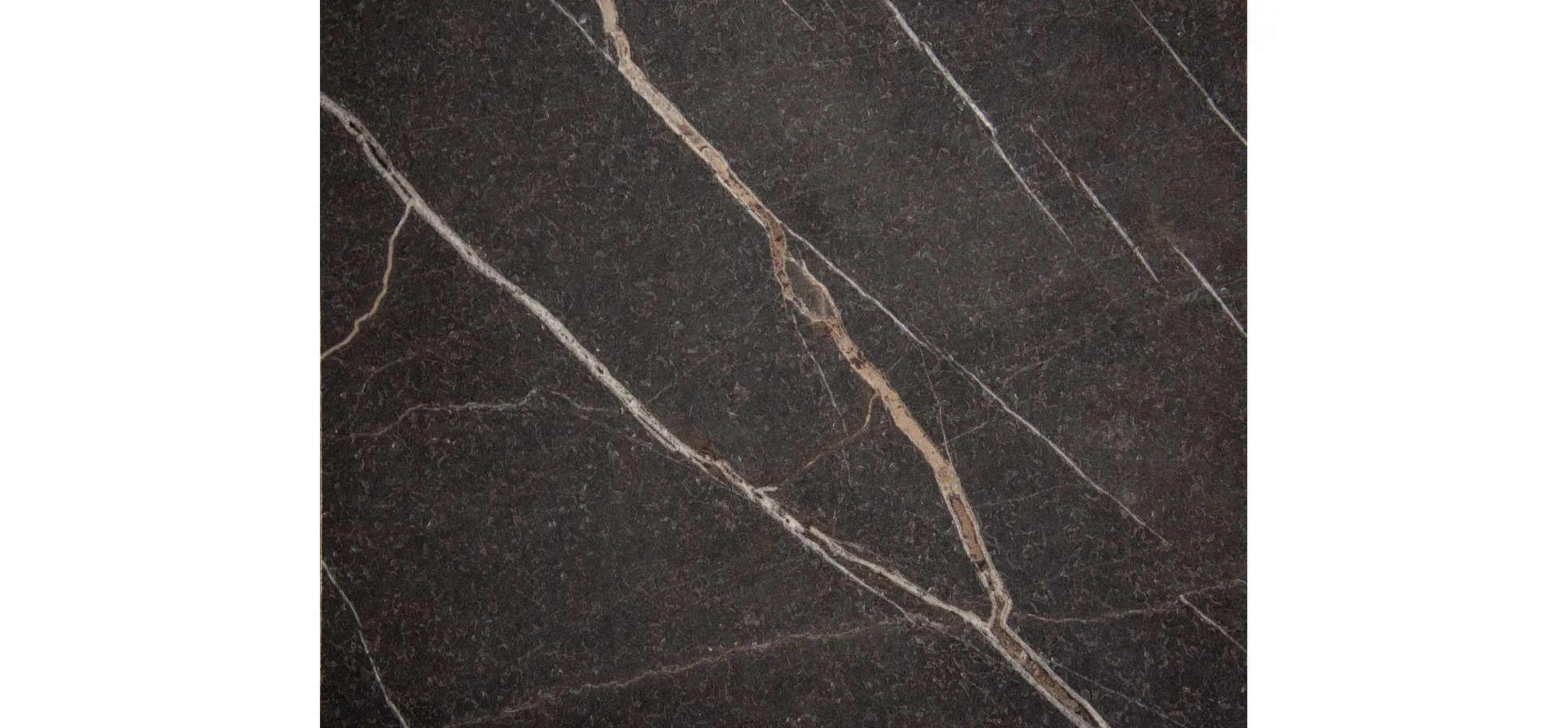 Konsolentisch Fano - BHT ca. 120x75x45 cm, HPL, Graubraun