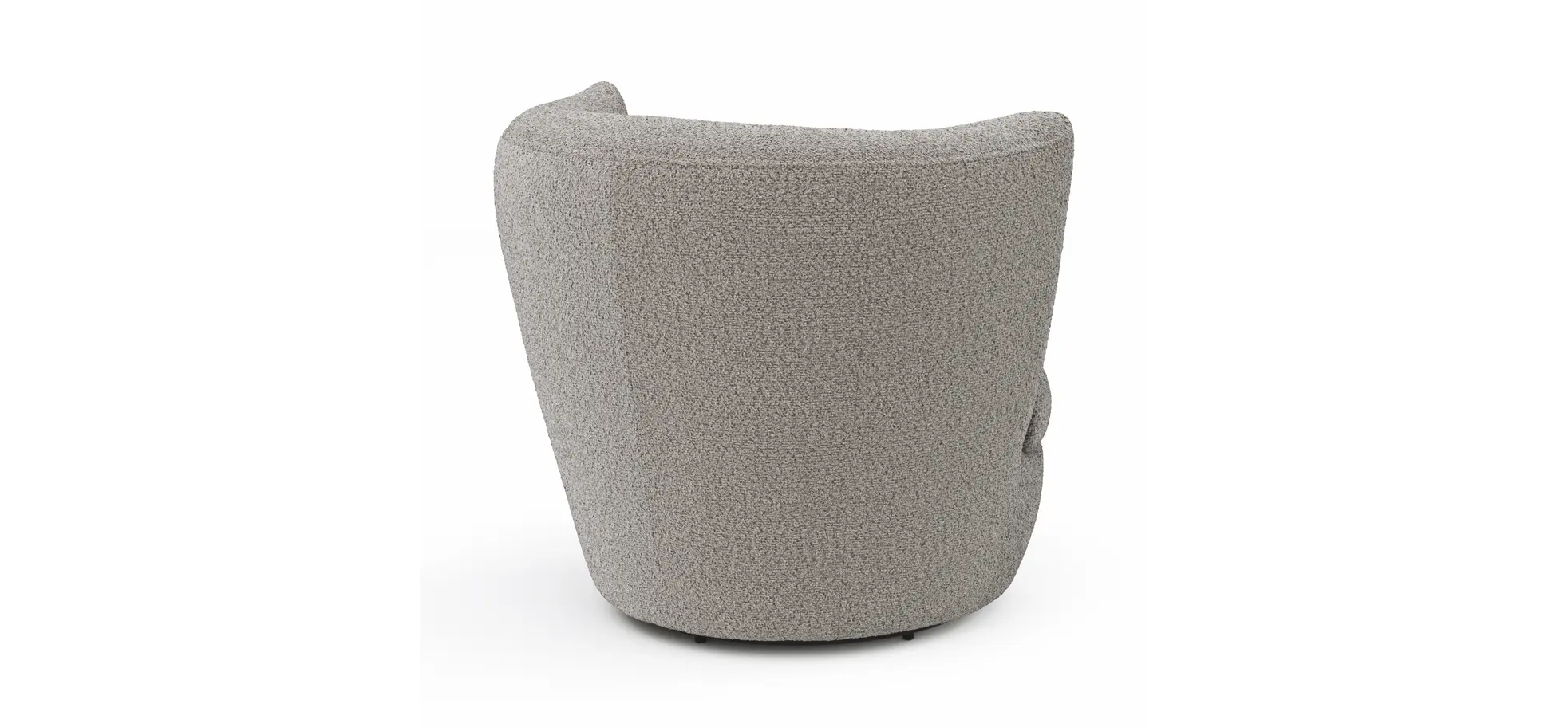 Sessel Cativa -  drehbar, Stoff, Graubeige