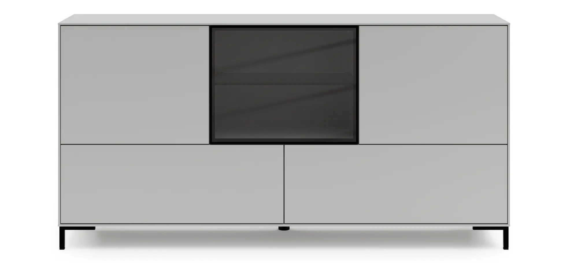 Sideboard Medio - Lack, Weiß