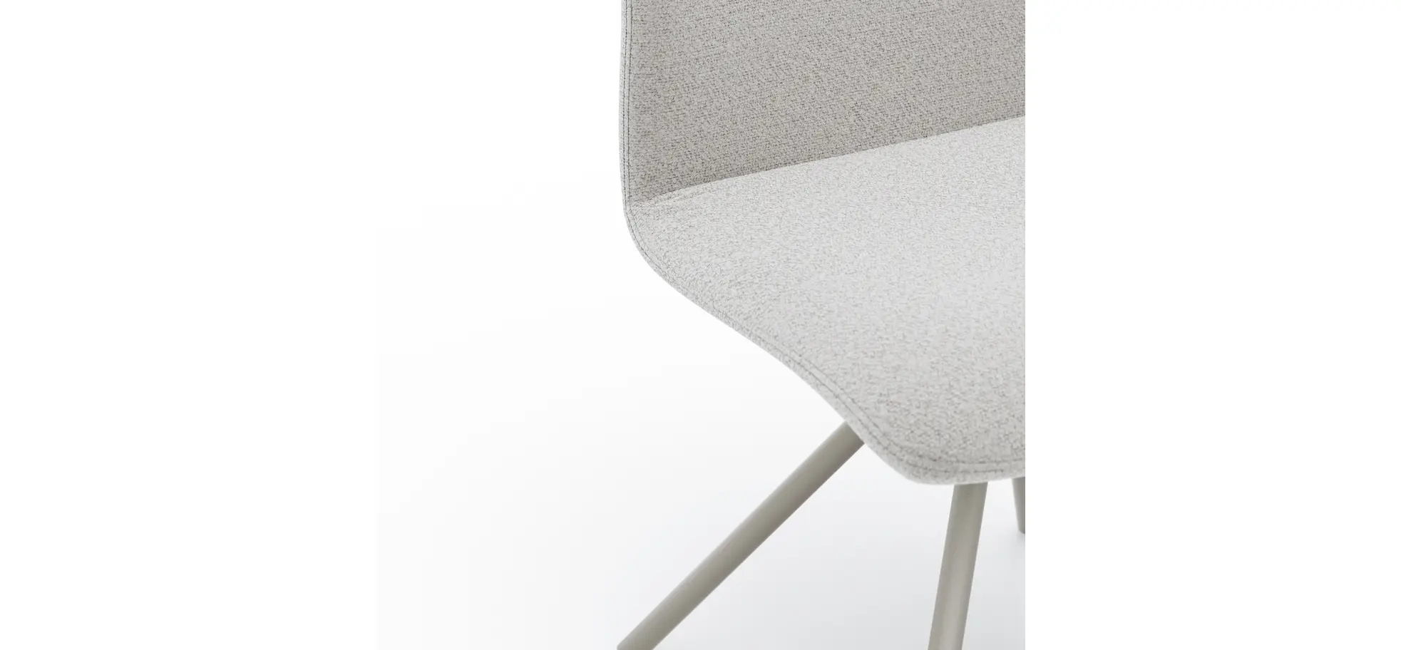 Stuhl Sedana - Stoff, Grau