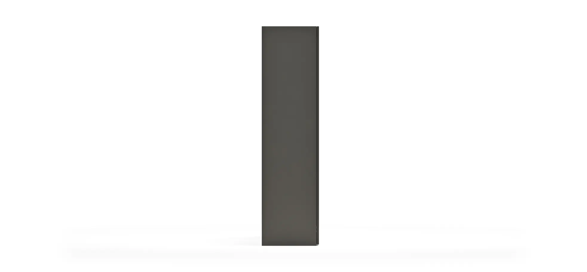 Drehtürenschrank Loretto - B ca. 280 cm, Lack matt, Anthrazit