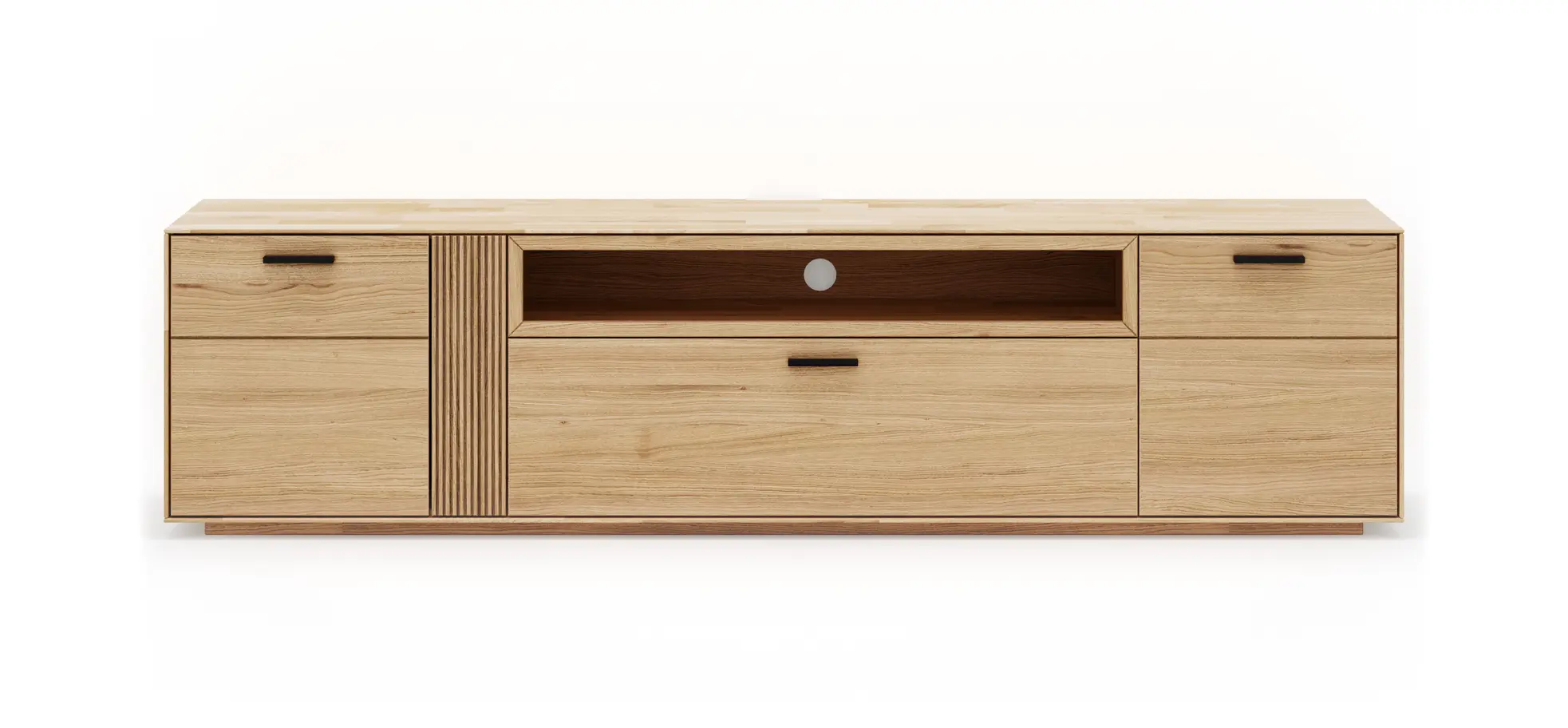 Lowboard Estana - Eiche massiv, legno