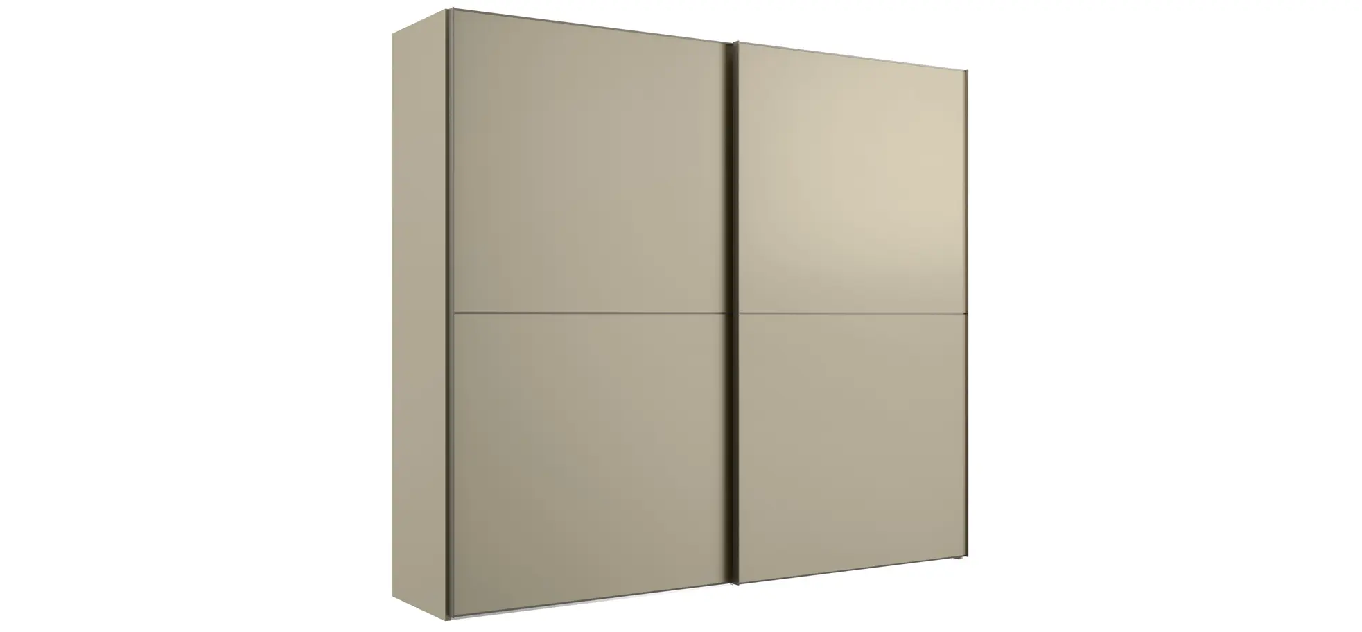 Schwebetürenschrank Solina Dover - B ca. 273 cm, Lack, Cappuccino 1291426349