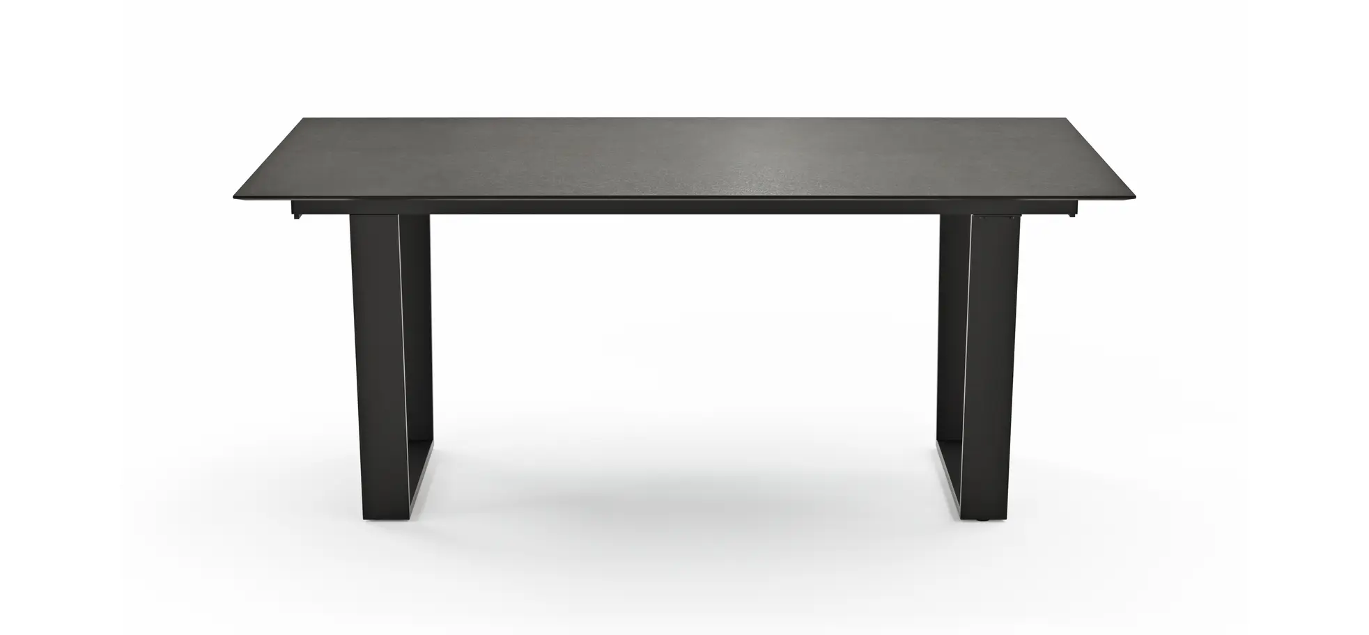 Esstisch Dinner - verlängerbar, LB ca. 180x95 cm, Kunststoff, Dunkelgrau