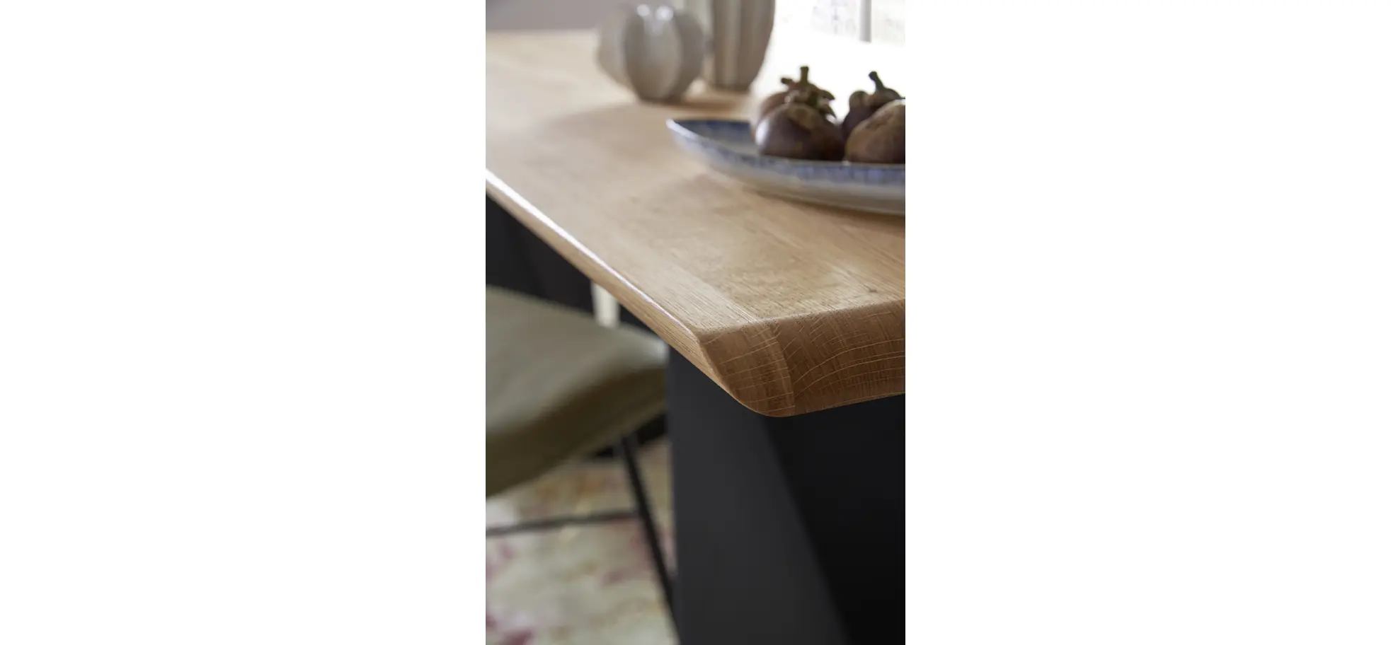 Esstisch Cinque Passi - LB ca. 240x95 cm, Asteiche massiv natur