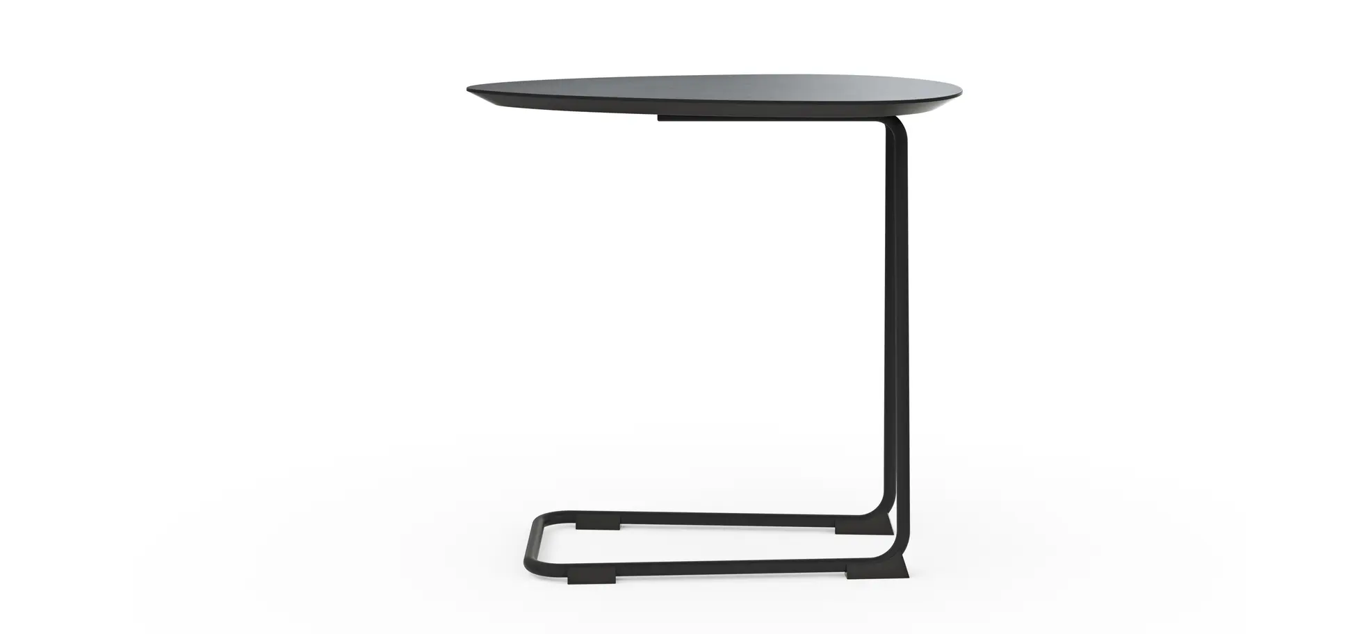 Sofatisch Fano - LBH ca. 57x39x54 cm, Fenix, Schwarz