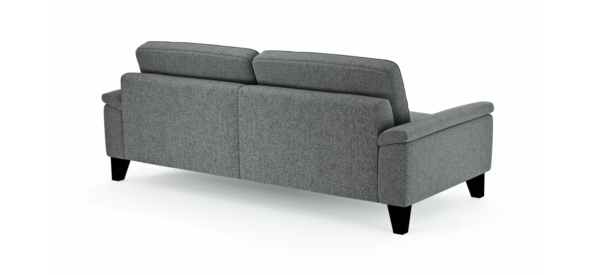 Sofa Oviedo - 3-Sitzer, Stoff, Grau