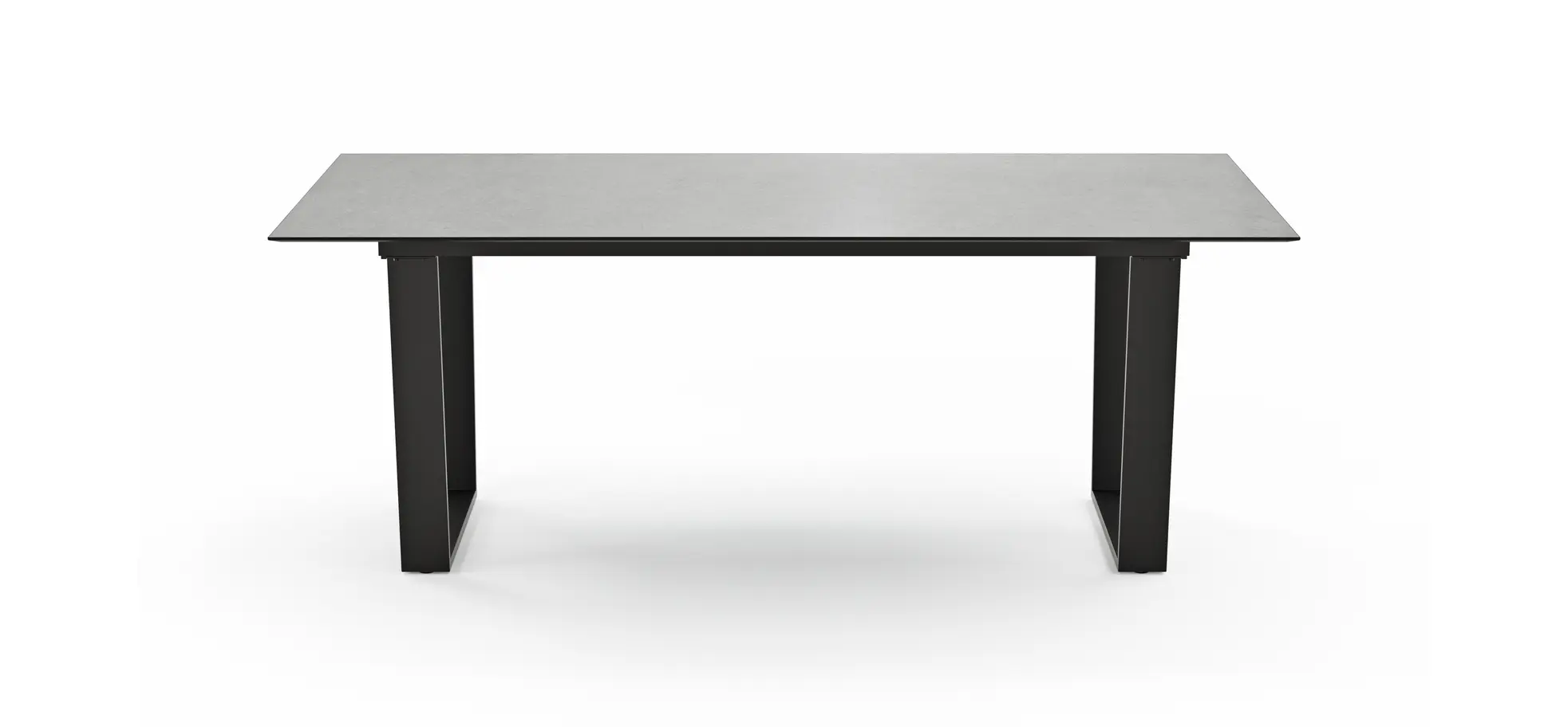 Esstisch Dinner - LB ca. 200x95 cm, Kunststoff, Hellgrau