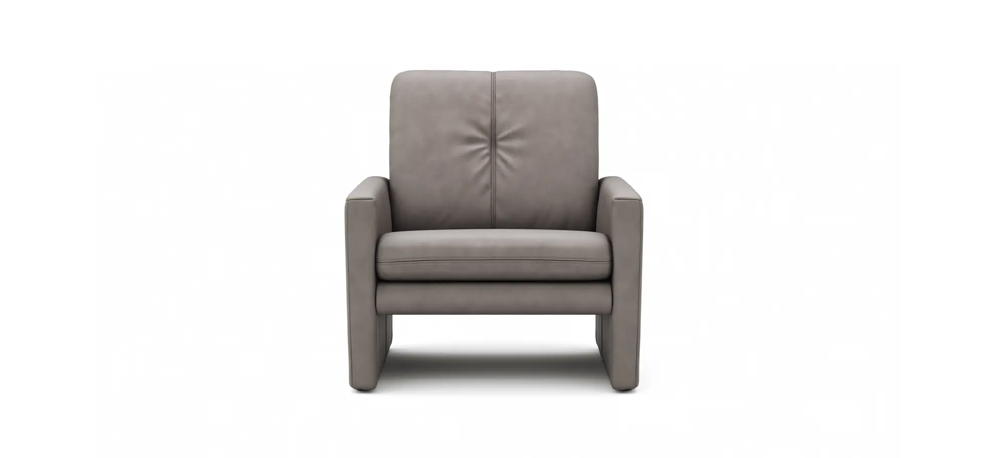 Sessel Tenero - inkl. Relaxfunktion, Stoff, Grau