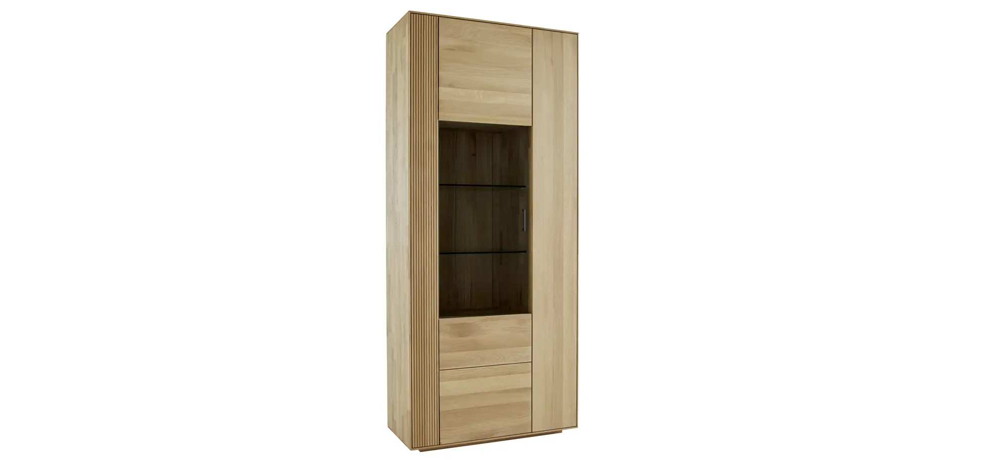 Vitrine Estana - Eiche massiv, legno