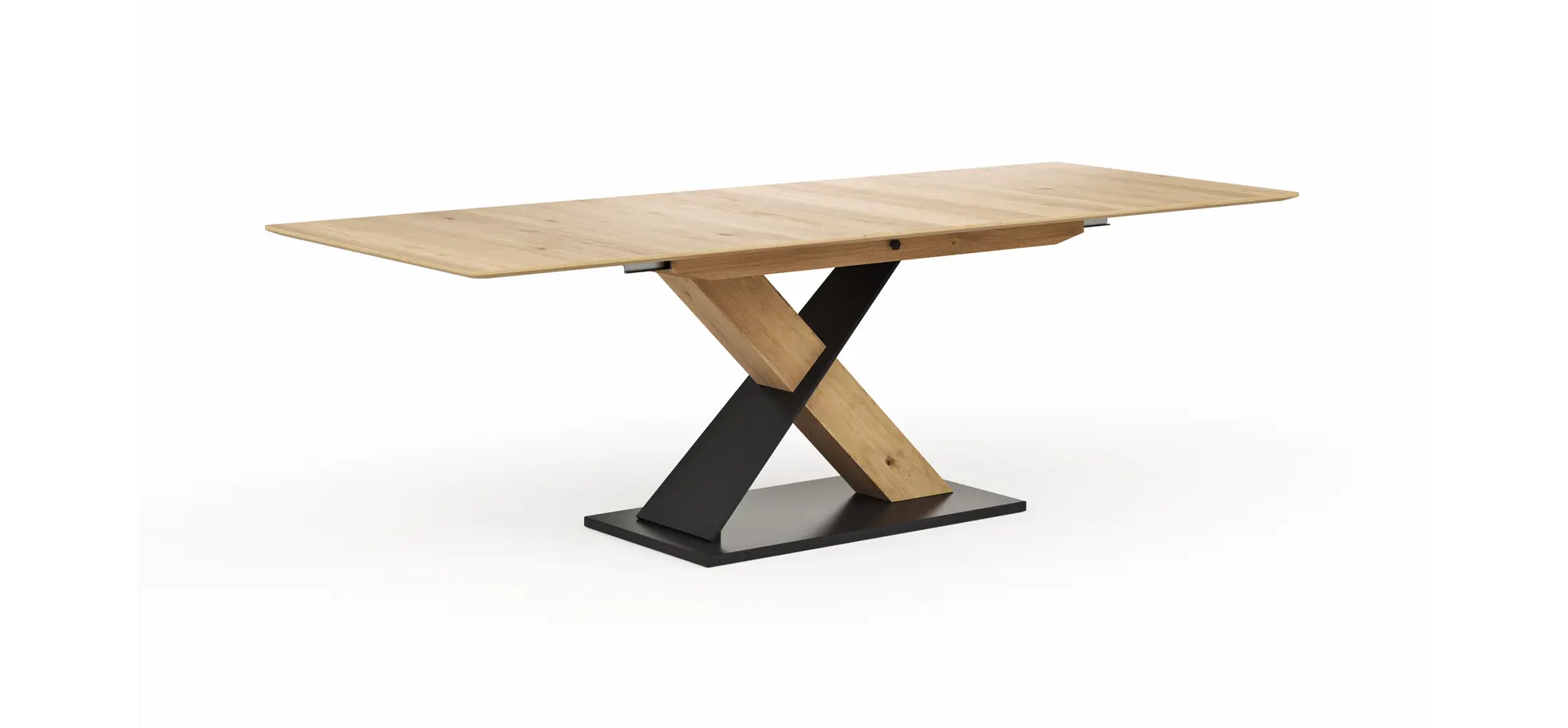 Esstisch Dinner - verlängerbar, LB ca. 180x90cm, Eiche furnier