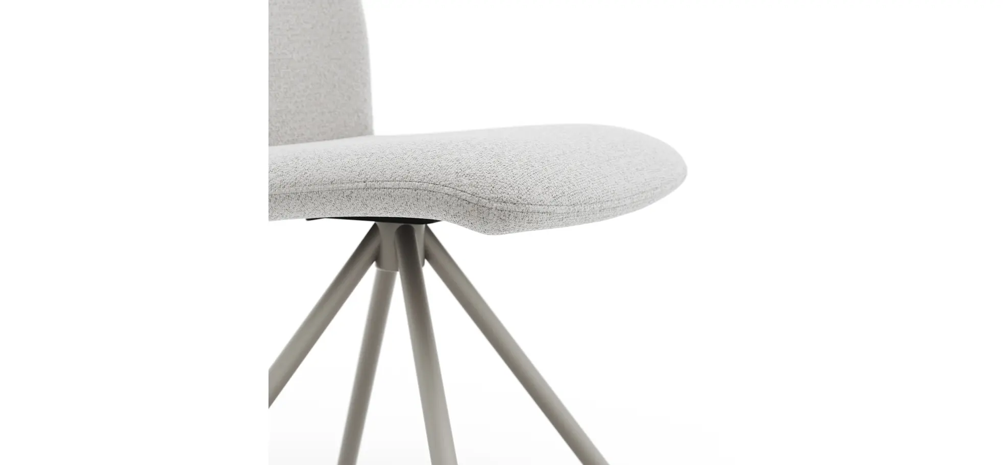 Stuhl Sedana - Stoff, Grau