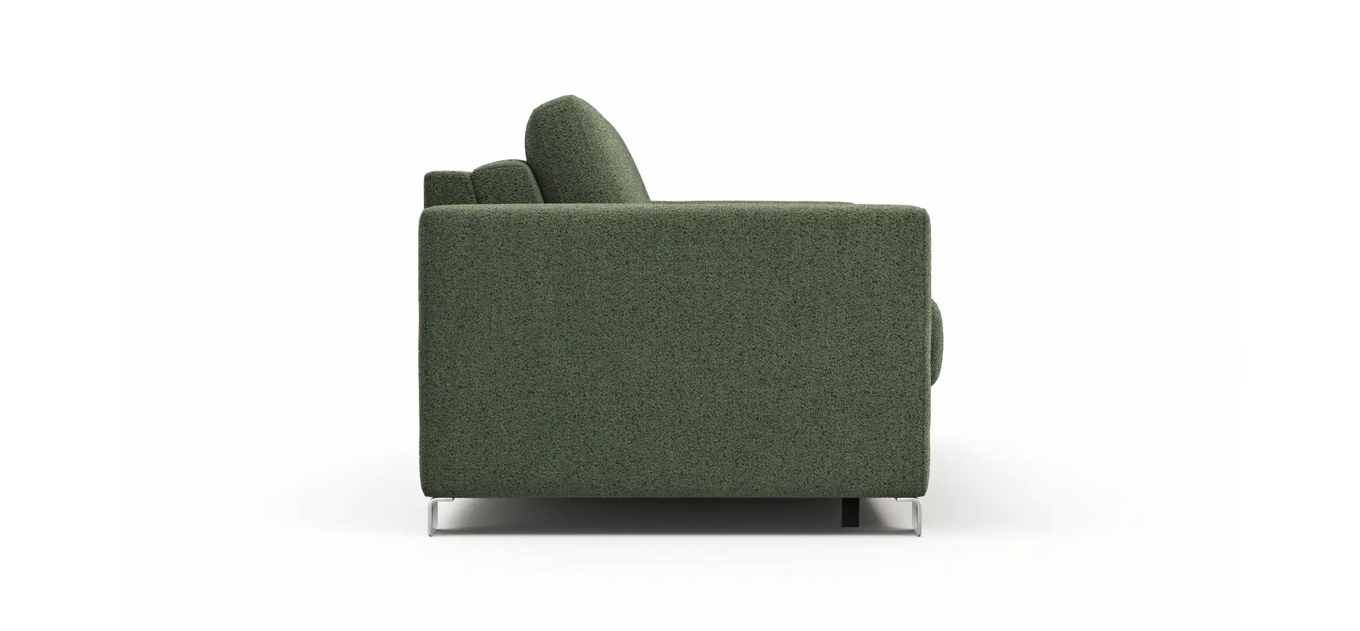 Sofa Nuoro - 2,5-Sitzer inkl. Schlaffunktion, Armlehne 1, Stoff, Olivgrün