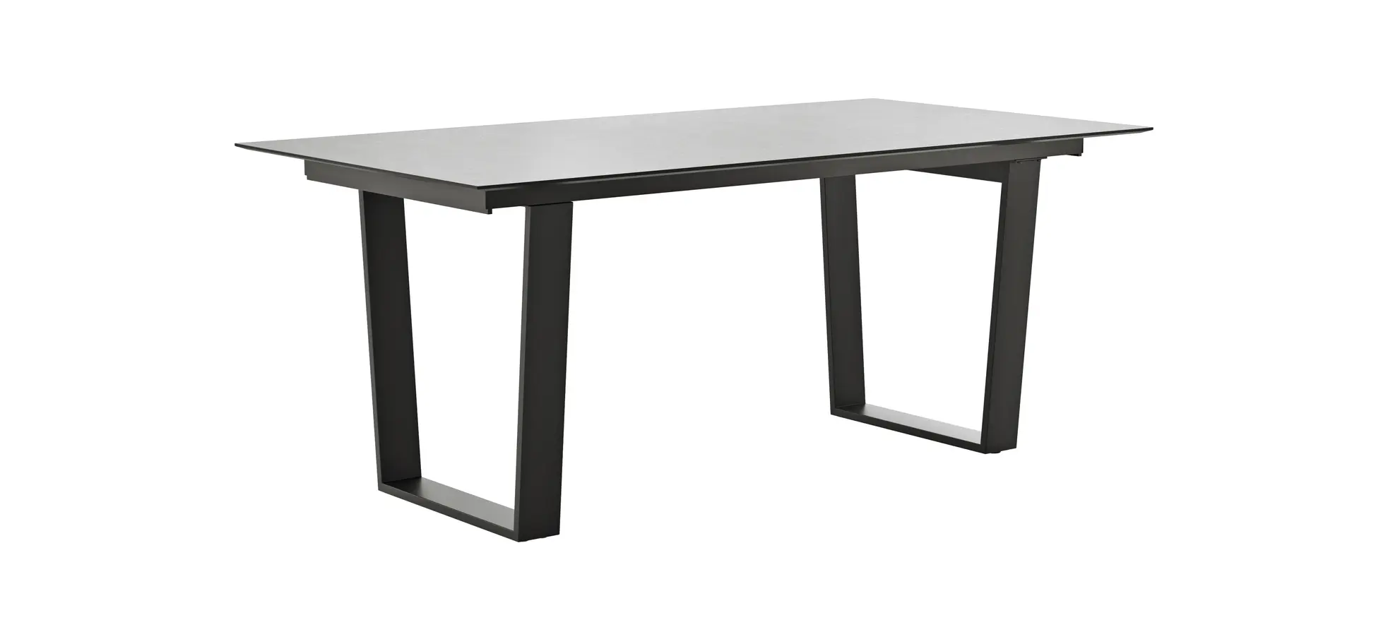 Esstisch Dinner - verlängerbar, LB ca. 180x95 cm, Kunststoff, Hellgrau 106236