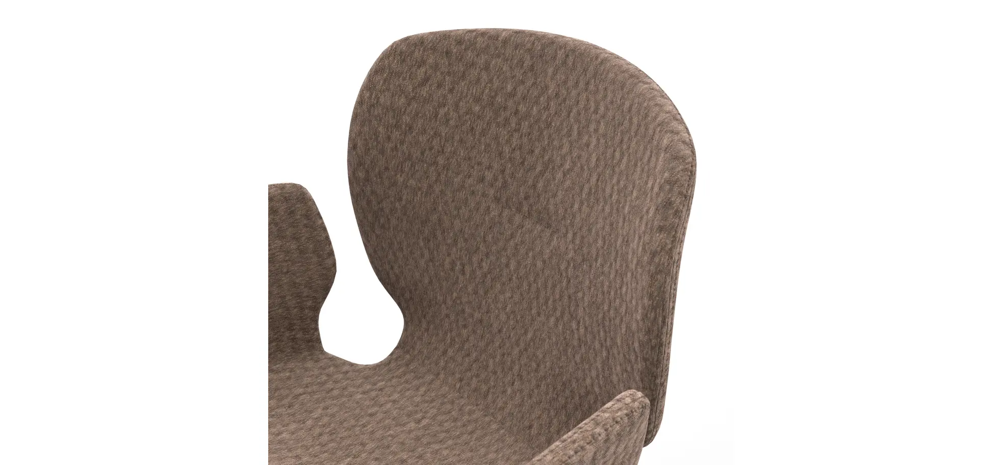 Armlehnstuhl Saltino - drehbar, Stoff, Taupe