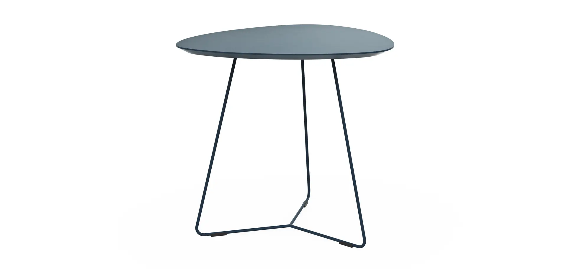 Ecktisch Fano - LBH ca. 59x50x55 cm, Fenix; Dunkelblau