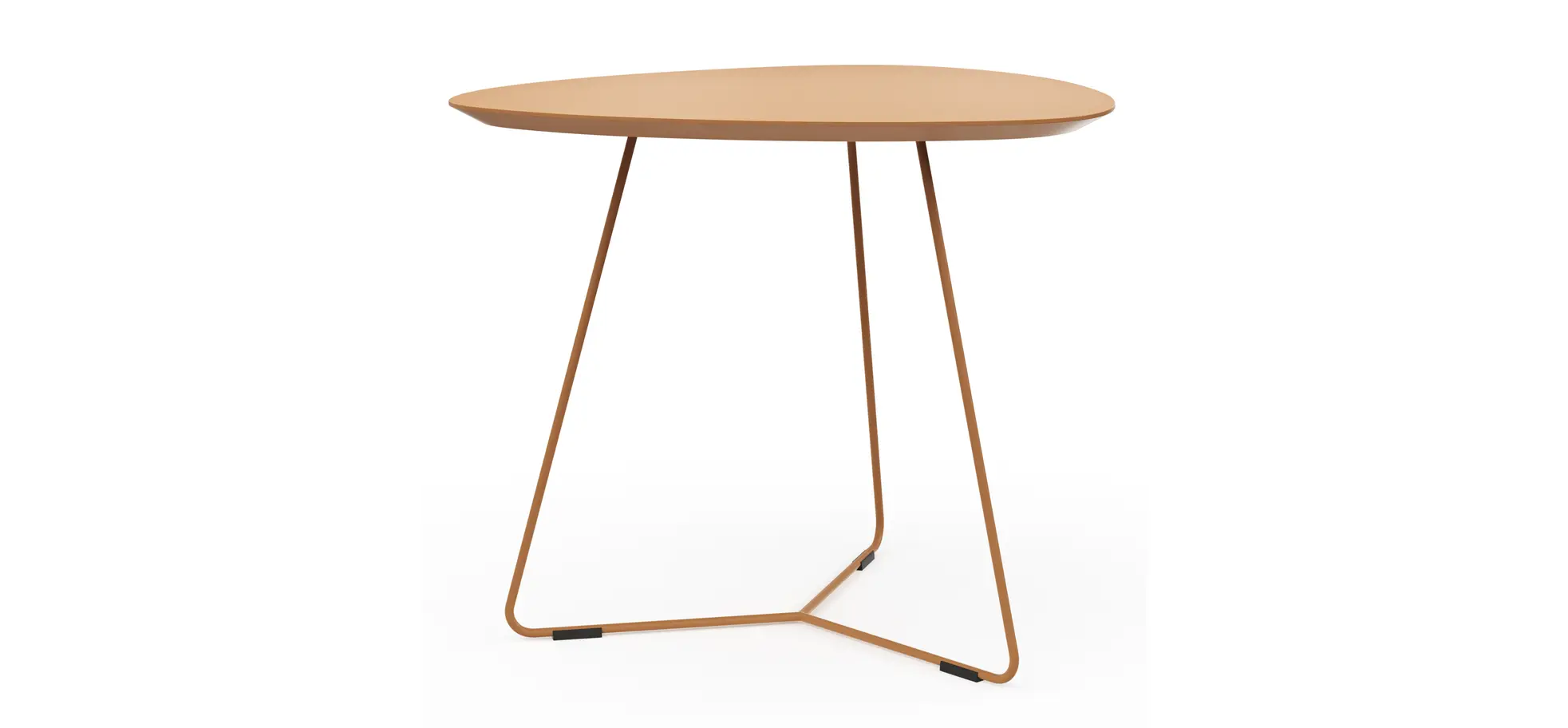 Ecktisch Fano - LBH ca. 59x50x50 cm, Fenix, Beige