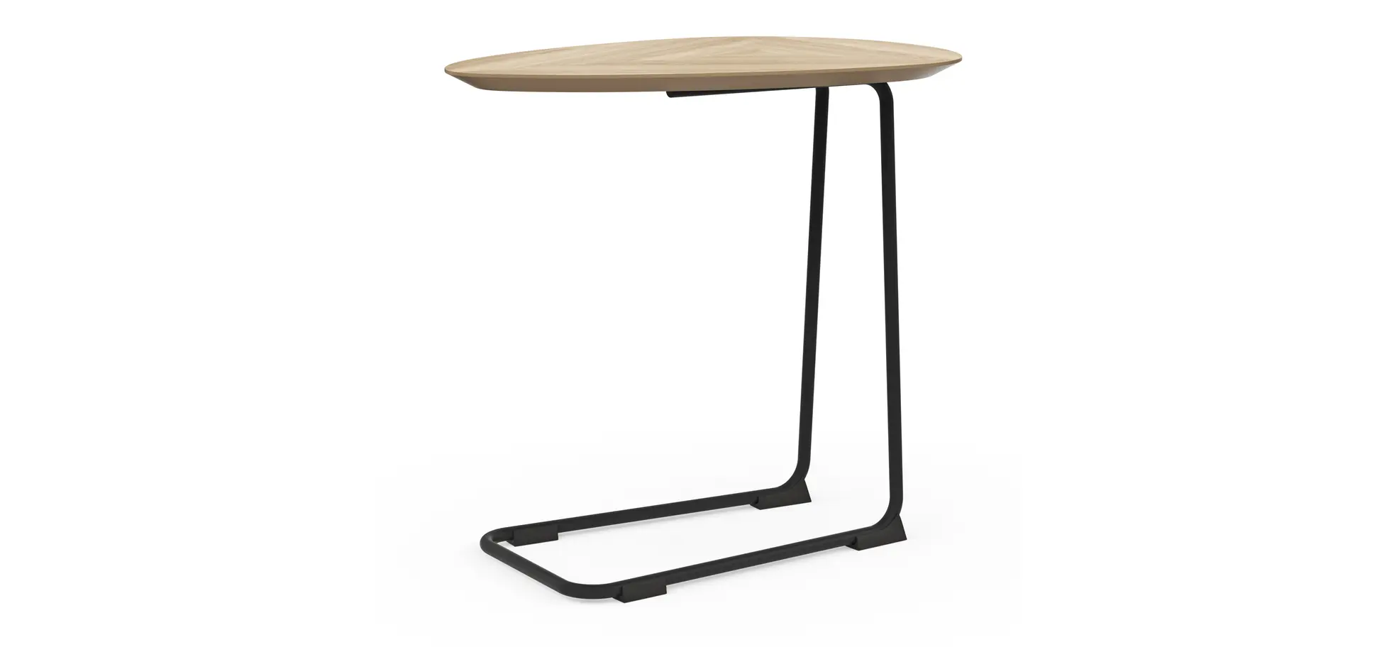 Sofatisch Fano - LBH ca. 57x39x54 cm, Eiche natur, Furnier