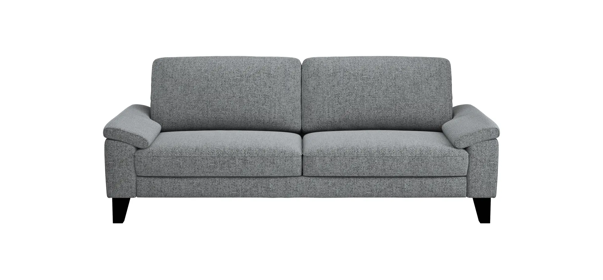 Sofa Oviedo - 3-Sitzer, Stoff, Grau 102292