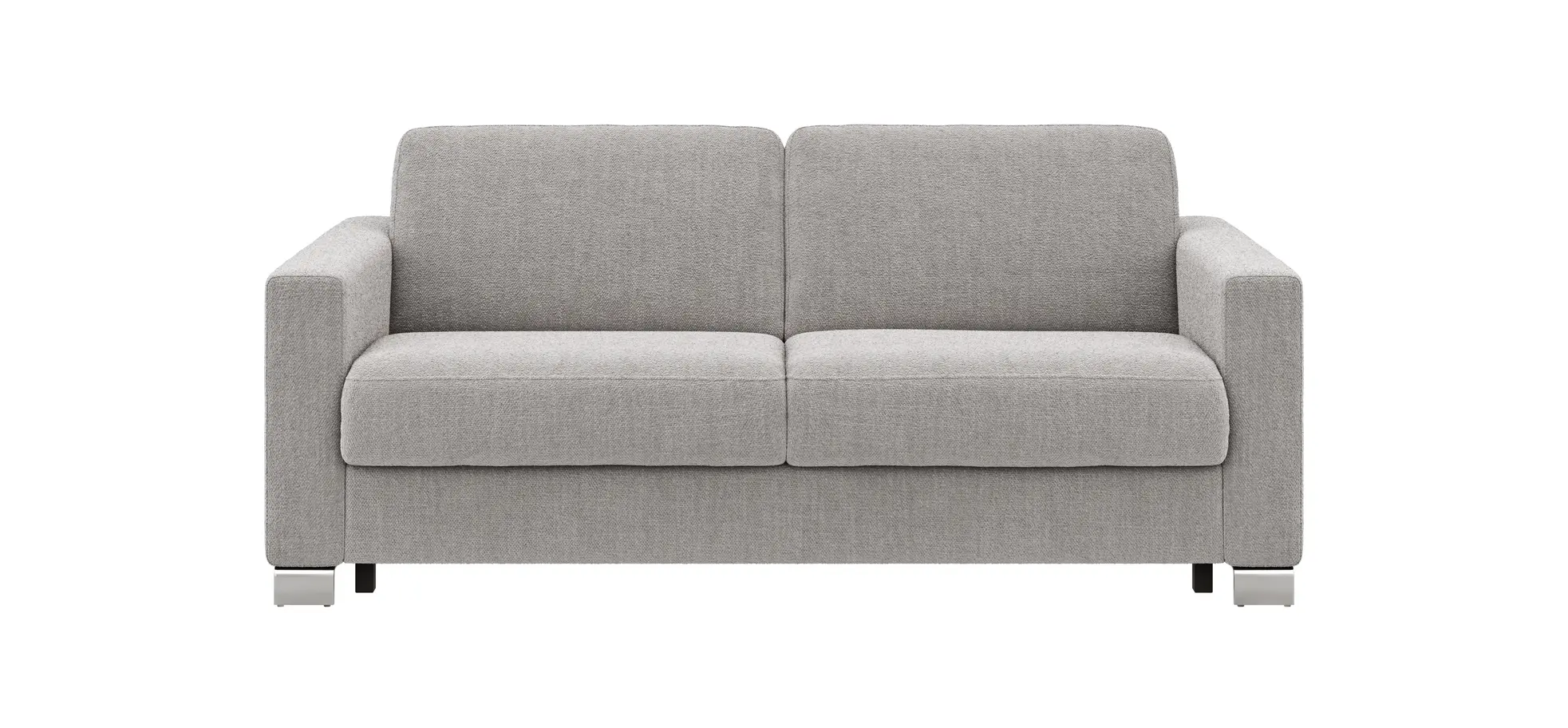 Sofa Nuoro - 2,5-Sitzer inkl. Schlaffunktion, Armlehne 1, Stoff, Grau 107268