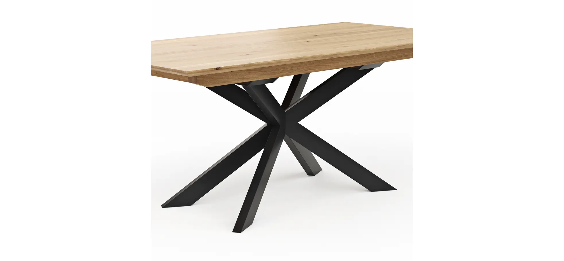 Esstisch Talara Lola - LB ca. 180x90cm, Wildeiche Bianco