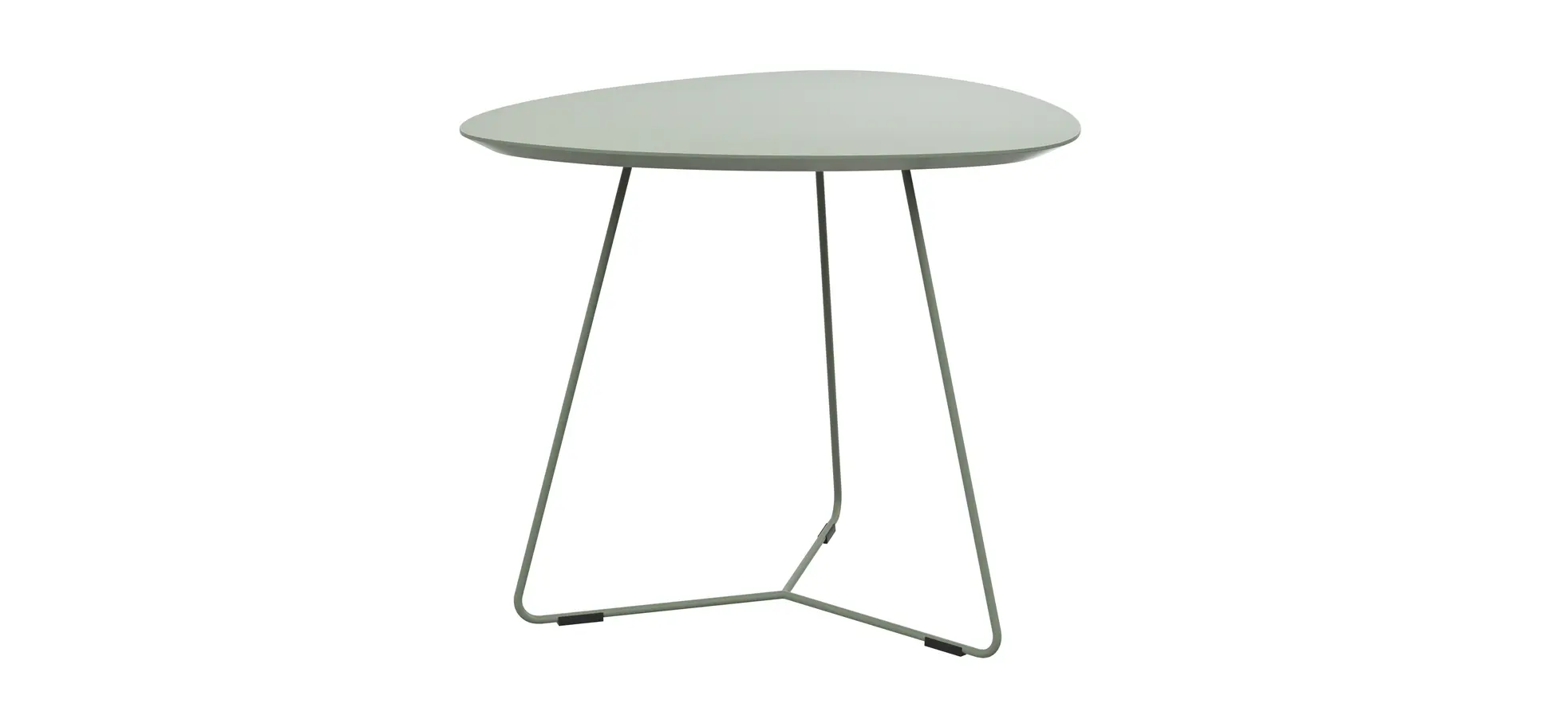 Ecktisch Fano - LBH ca. 59x50x50 cm, Fenix, Olivgrün