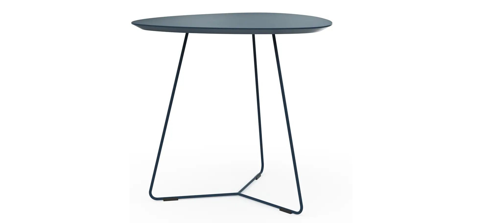 Ecktisch Fano - LBH ca. 59x50x55 cm, Fenix; Dunkelblau