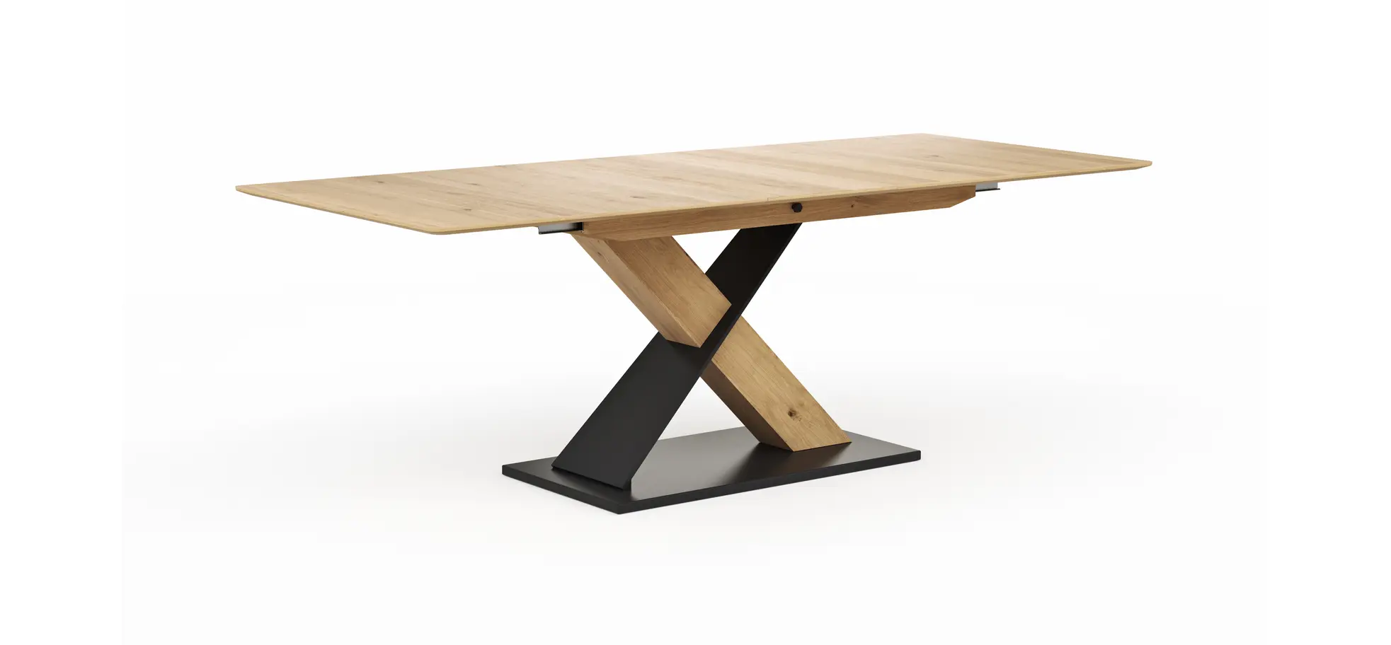 Esstisch Dinner - verlängerbar, LB ca. 160x90cm, Eiche furnier