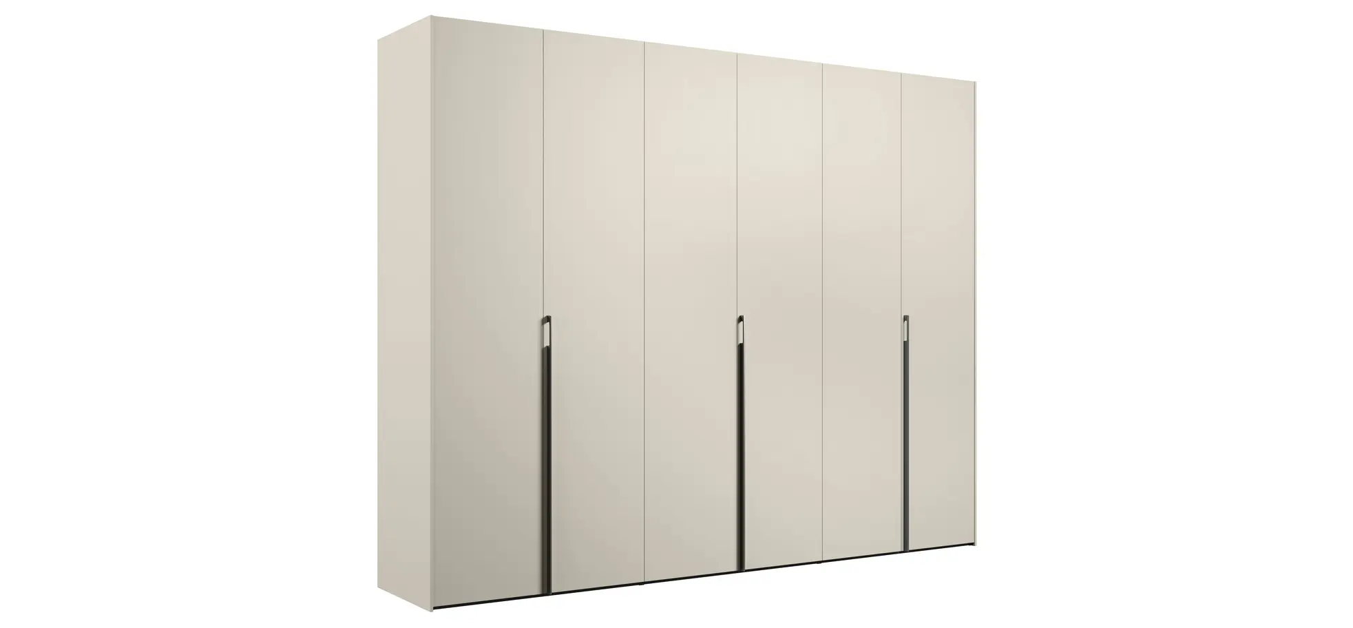 Drehtürenschrank Solina Alfa - B ca. 303 cm, Melamin matt, Düne 1291426312