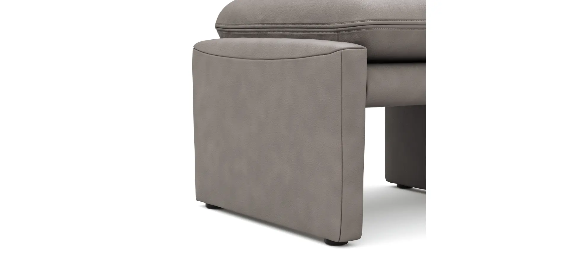 Hocker Tenero - inkl. Sitzhöhe verstellbar, Stoff, Grau