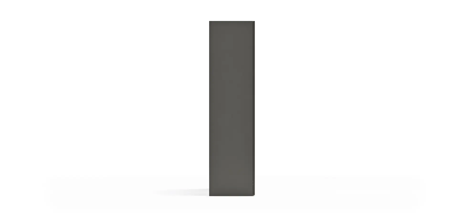 Drehtürenschrank Loretto - B ca. 280 cm, Melamin matt, Anthrazit