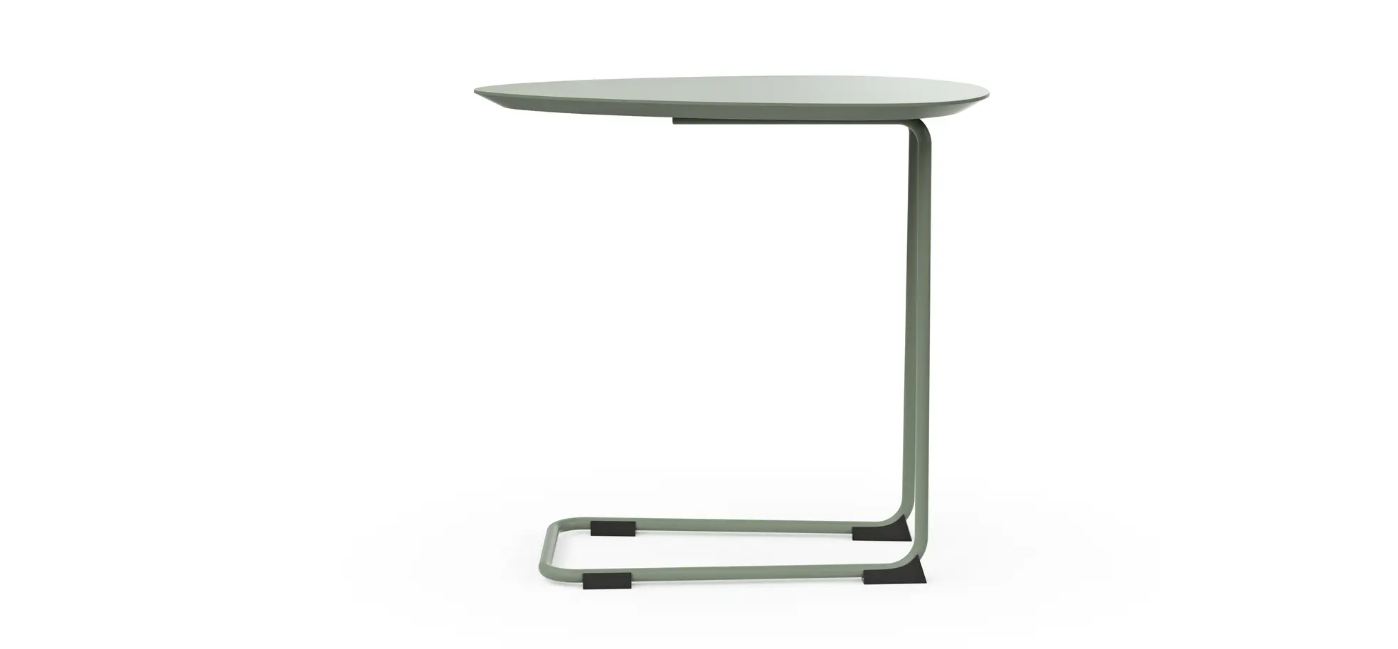 Sofatisch Fano - LBH ca. 57x39x54 cm, Fenix, Olivgrün