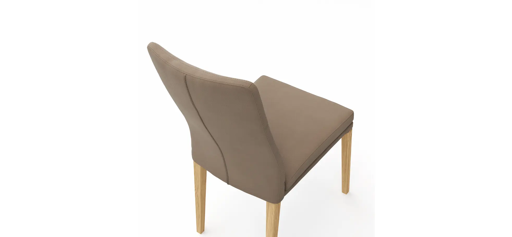 Stuhl Tuma - Leder, Kitt