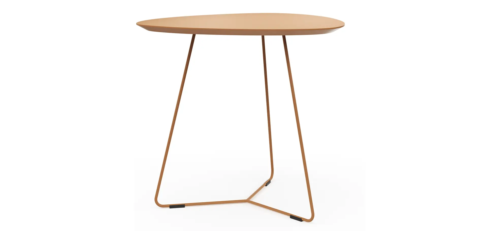 Ecktisch Fano - LBH ca. 59x50x55 cm, Fenix, Beige