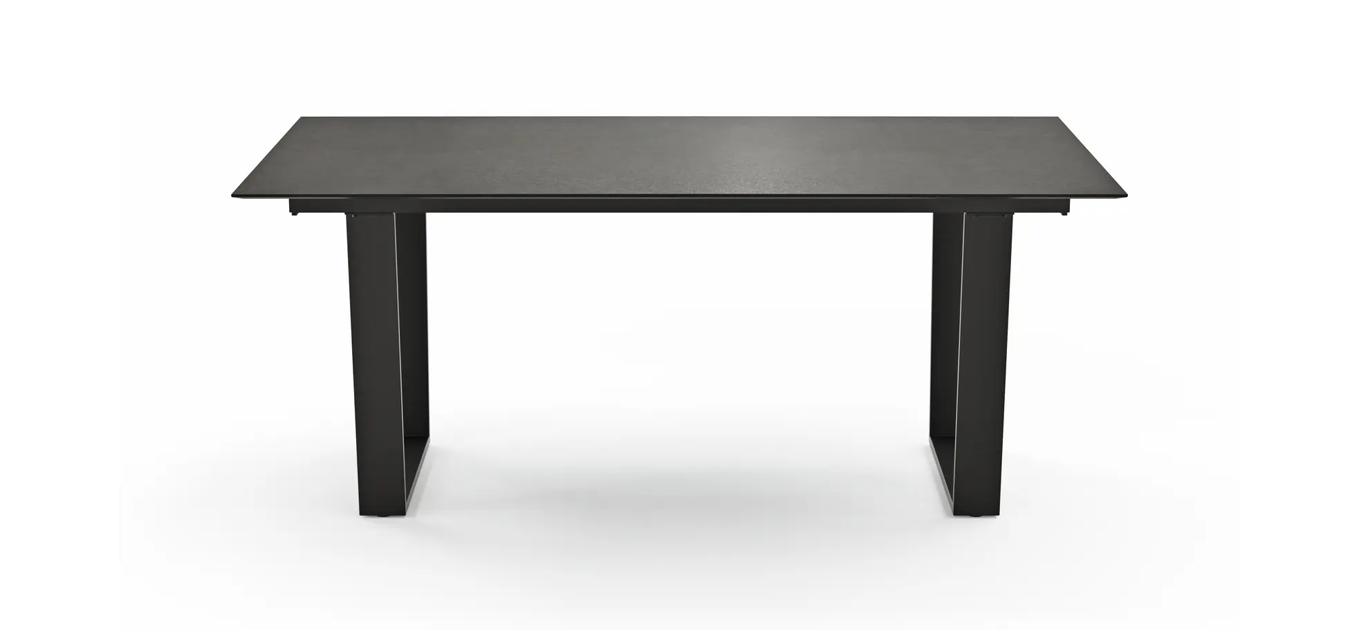 Esstisch Dinner - LB ca. 180x95 cm, Kunststoff, Dunkelgrau