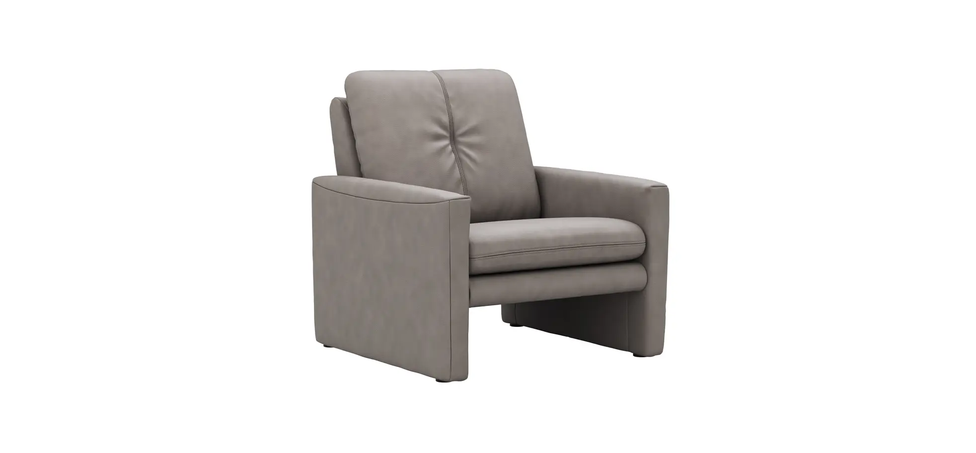 Sessel Tenero - inkl. Relaxfunktion, Stoff, Grau 110733