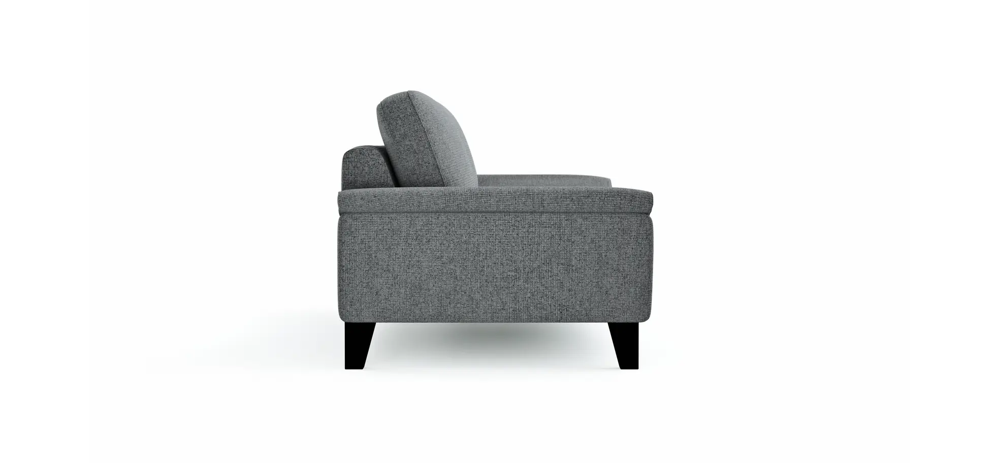 Sofa Oviedo - 3-Sitzer, Stoff, Grau