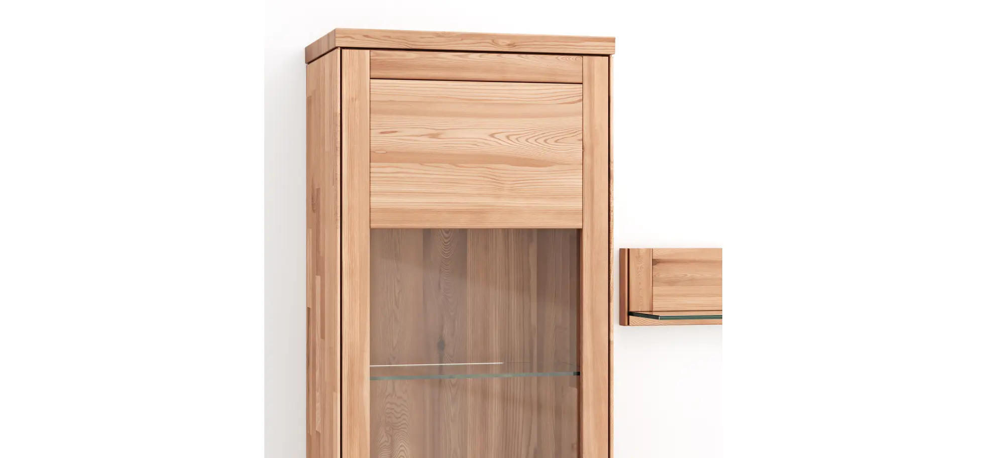 Wohnwand Faro 6.0 - Kernbuche massiv, geölt