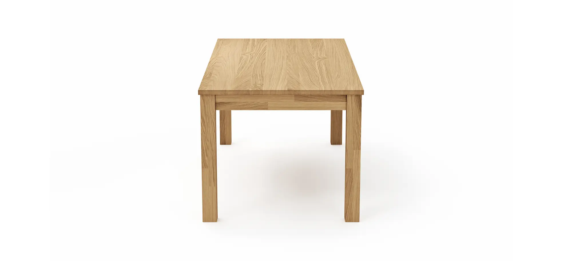 Esstisch Dinner - LB ca. 180x90 cm, Wildeiche massiv