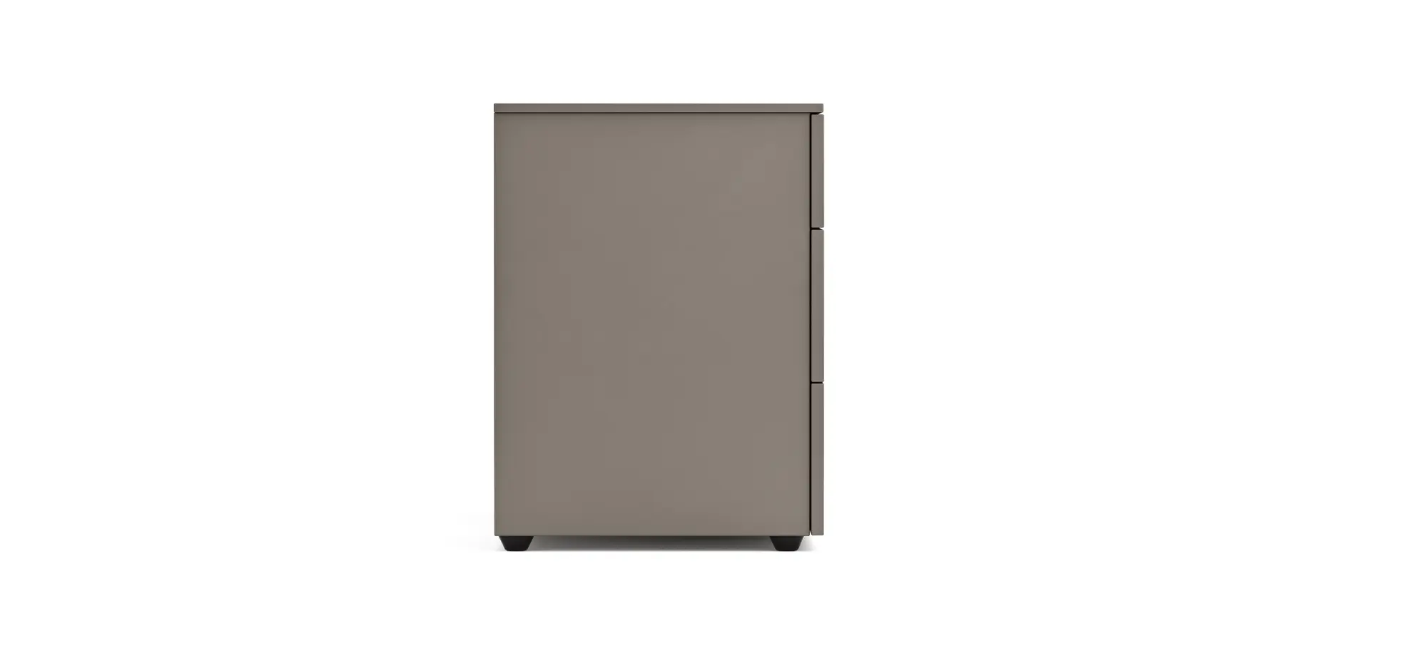 Kommode Loretto - BHT ca, 127x70x51 cm, Lack matt, Steingrau