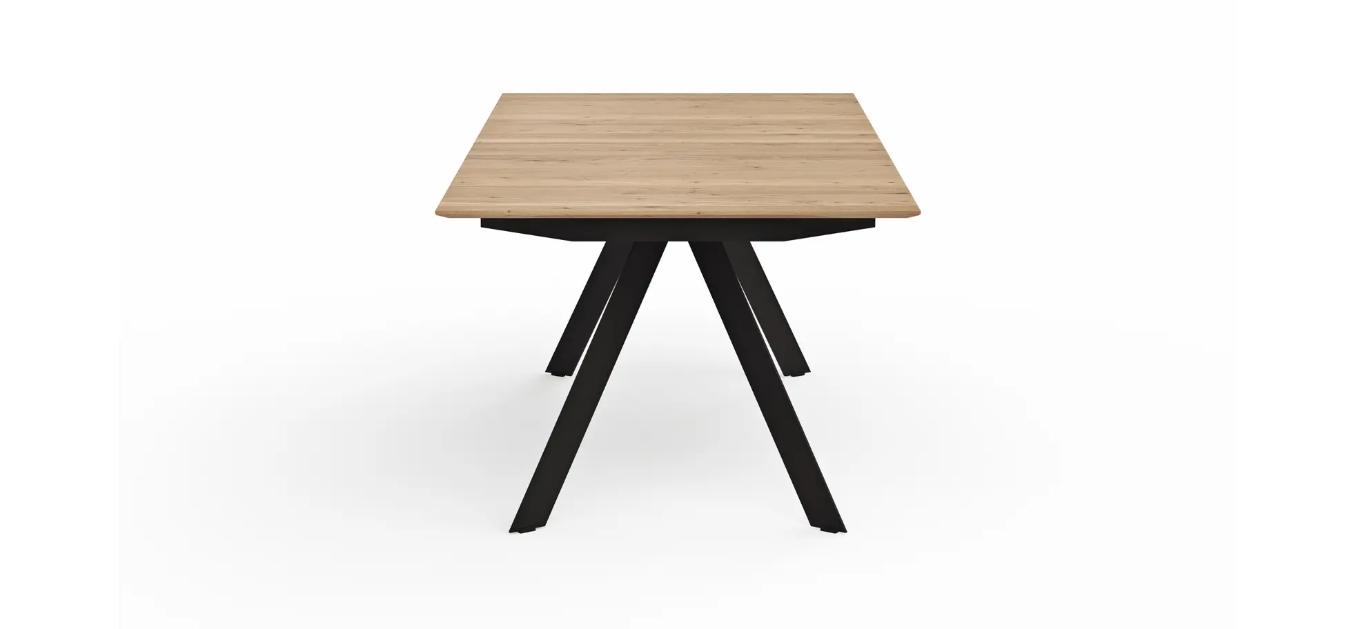 Esstisch Dinner - ausziehbar, LB ca. 200x100 cm, Eiche massiv