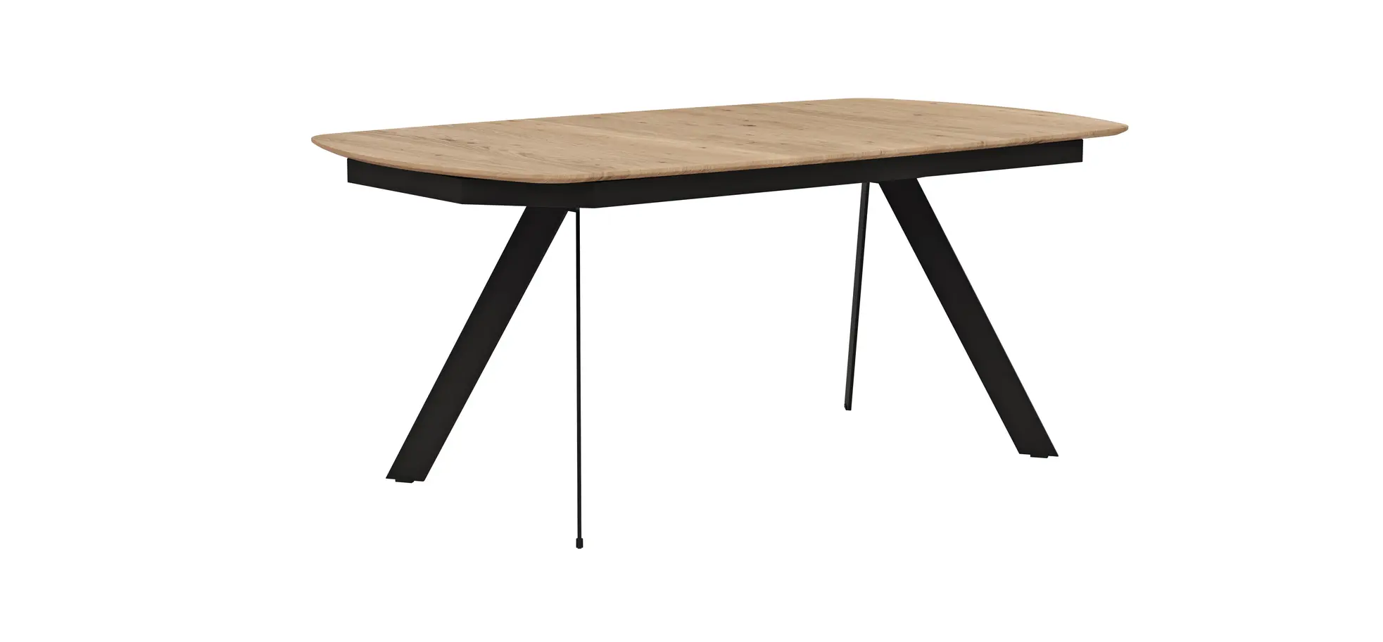 Esstisch Dinner - ausziehbar, LB ca. 180x100 cm, Eiche massiv 110381